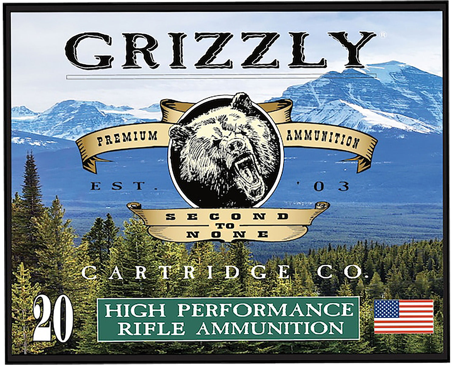 Grizzly Cartridge .45-70 Government Rifle Ammo  Long Wide Nose Gas Check Solid 420 grain 