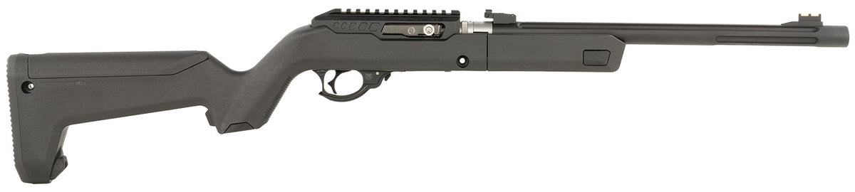 Tactical Solutions ATD2MBXBBLK X-Ring VR .22 LR Rifle - Black Threaded Barrel, Aluminum Receiver with Scope Rail, Black Synthetic Stock