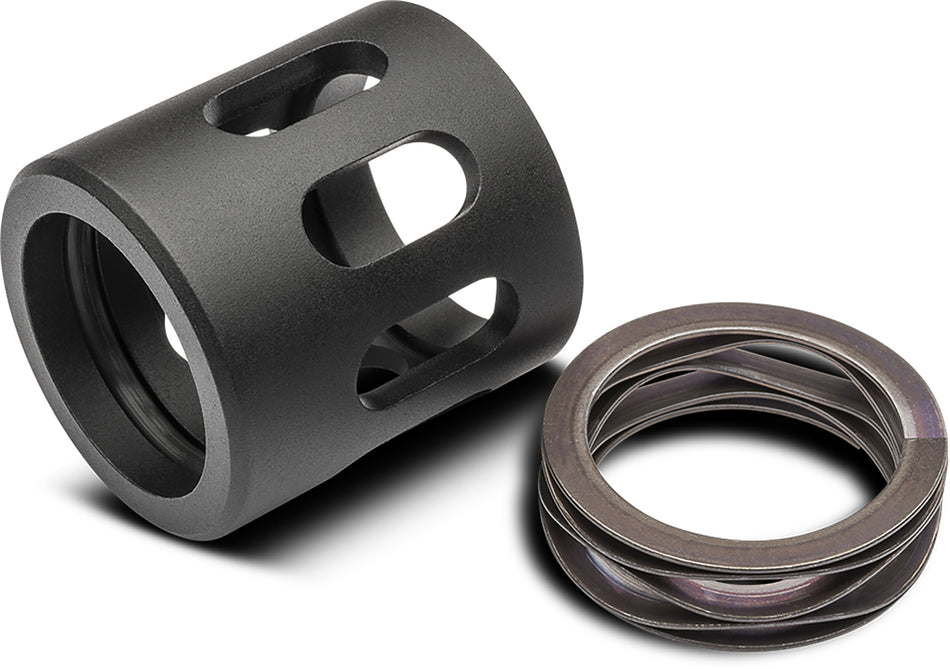 Advanced Armament 64746 9mm Suppressor Fixed Barrel Spacer Aluminum Steel Black