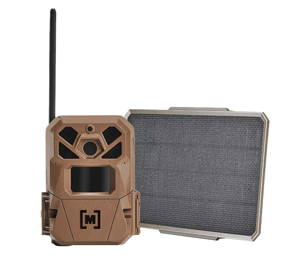 Moultrie MMC-14208 EDGE 3 Cellular Camera and 3.4W Solar Power Pack Bundle