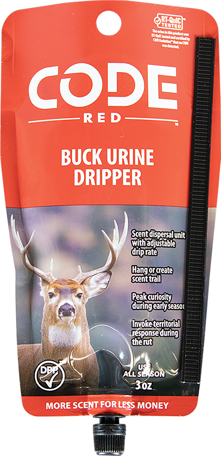 Code Blue Buck Urine Deer Scent Dripper Bag 3 oz