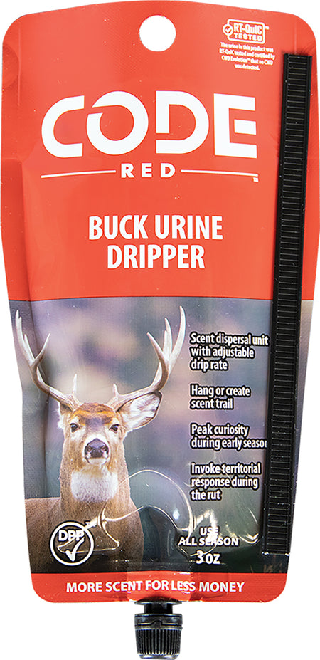 Code Blue Buck Urine Deer Scent Dripper Bag 3 oz
