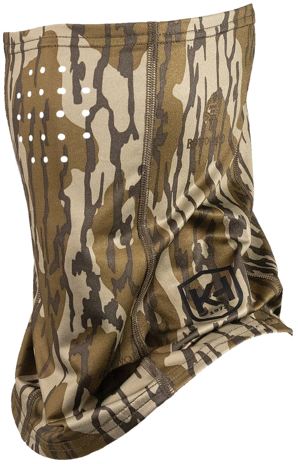 Moultrie Run N Gun Half Face Mask Mossy Oak Bottomland One Size Fits Most KHT0213