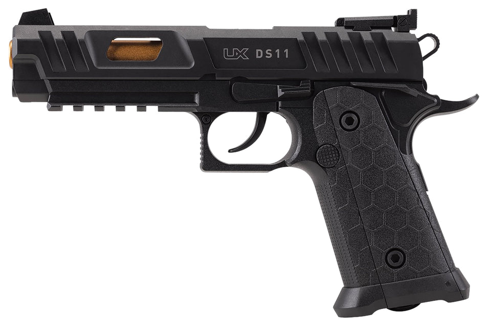 Umarex DS11 .177 Caliber CO2 BB Pistol 18-Round Bronze Barrel Black Frame