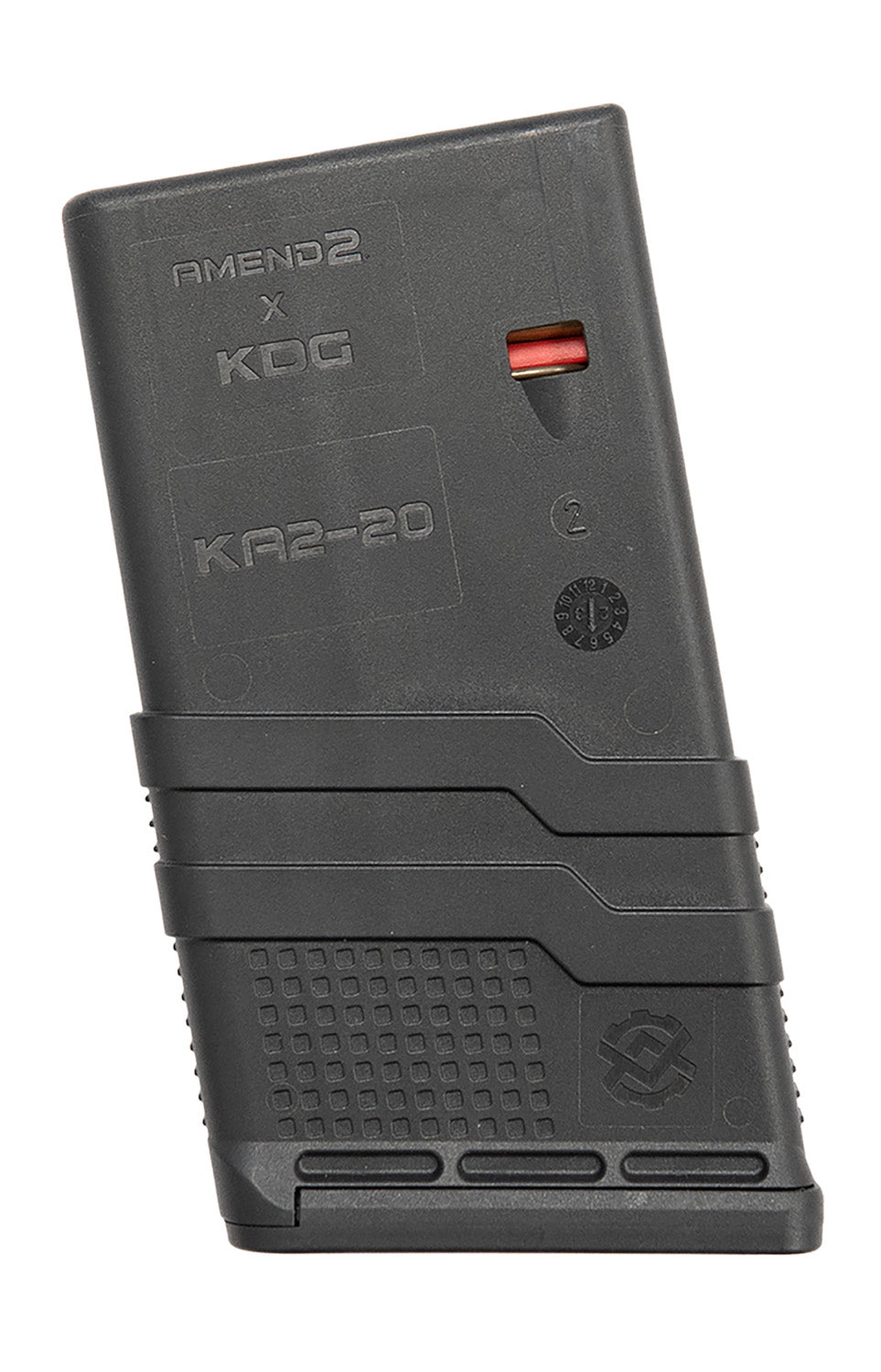 Amend2 20-Round 7.62x51 AR-15 Compatible Black Polymer Mag