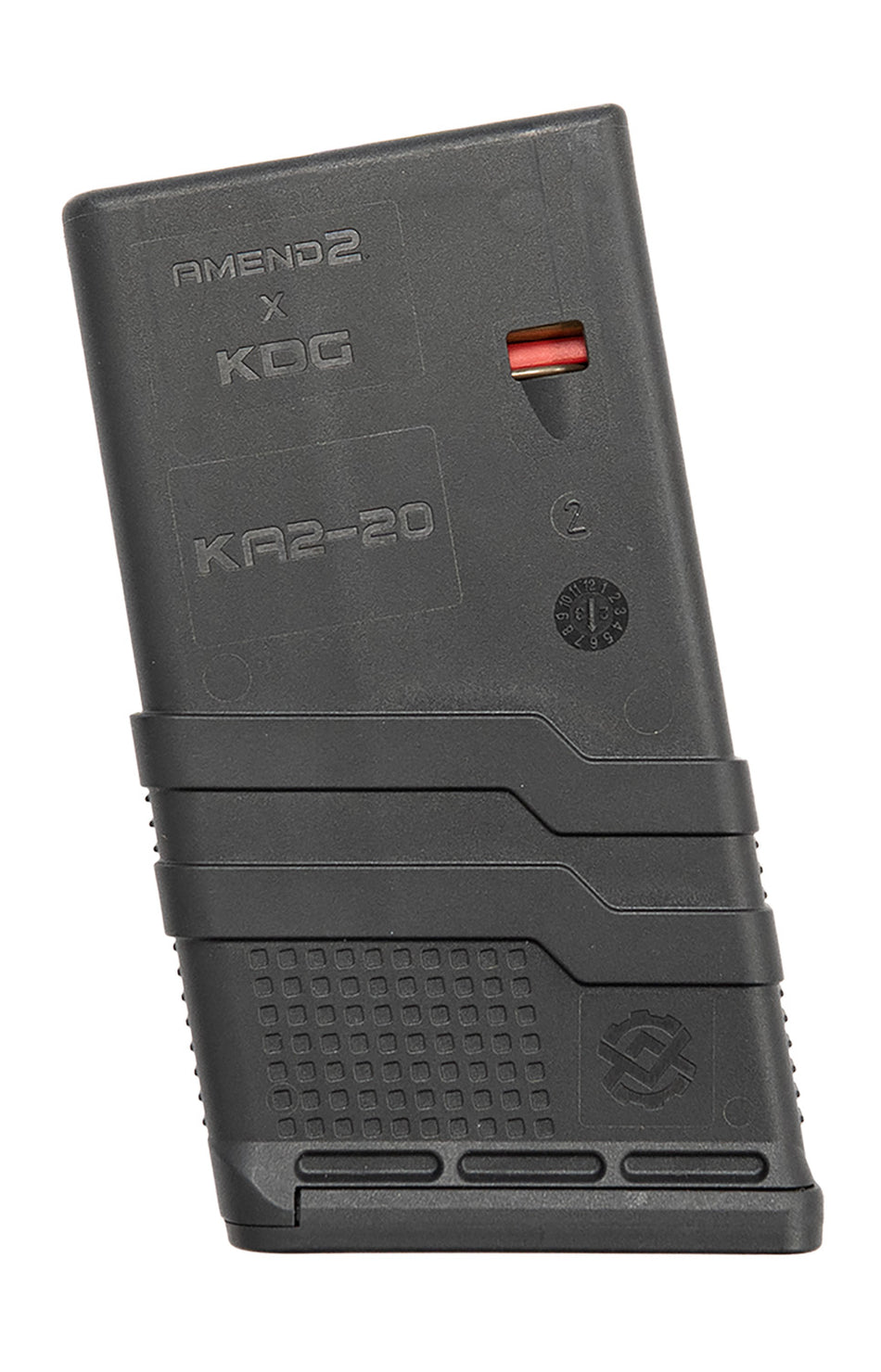 Amend2 20-Round 7.62x51 AR-15 Compatible Black Polymer Mag