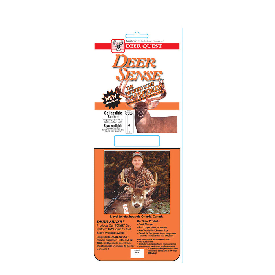 Deer Quest Collapsible Bucket for Deer Scent Sticks