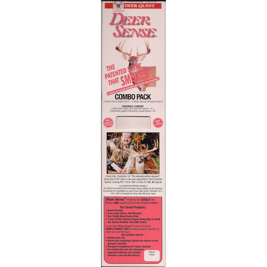 Deer Quest Deer Sense Combo Scent Sticks Curiosity/Sexual 12 Pack