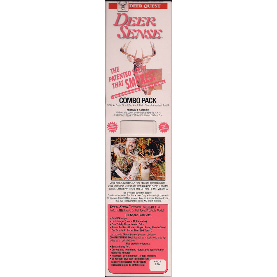 Deer Quest Deer Sense Combo Scent Sticks Curiosity/Sexual 12 Pack