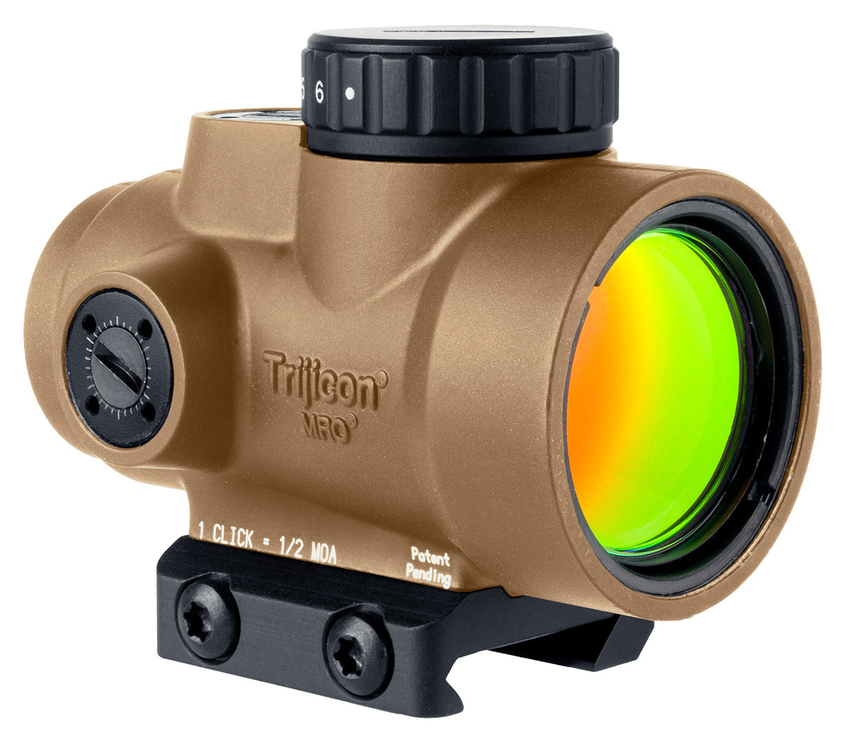 Trijicon MRO SD 1x25mm 2 MOA Red Dot Sight Coyote Tan Low Mount