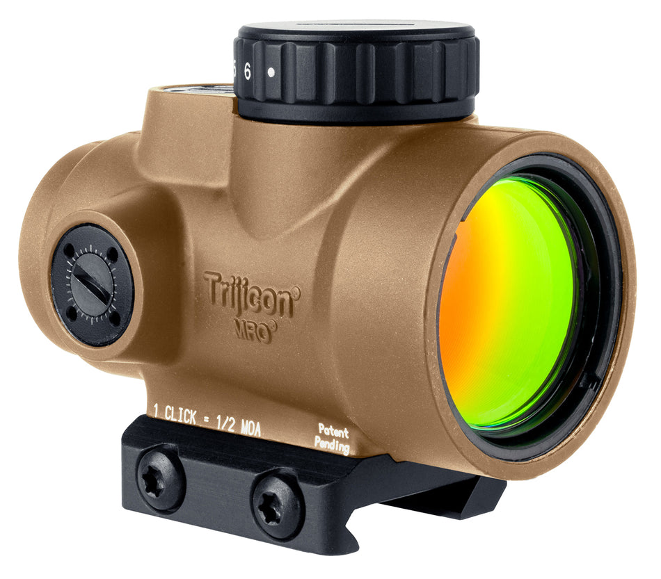Trijicon MRO SD 1x25mm 2 MOA Red Dot Sight Coyote Tan Low Mount