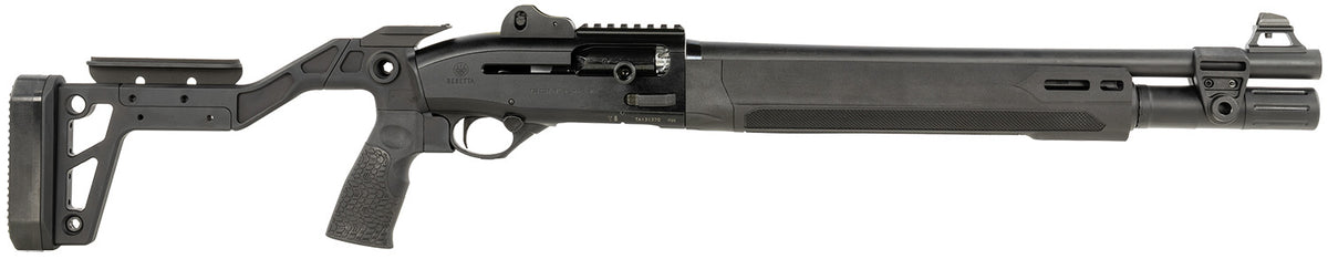 Beretta 1301 Tactical C Mod 2 12 Gauge Semi-Auto Shotgun, 18.5" Chrome-Lined Barrel, Black Finish