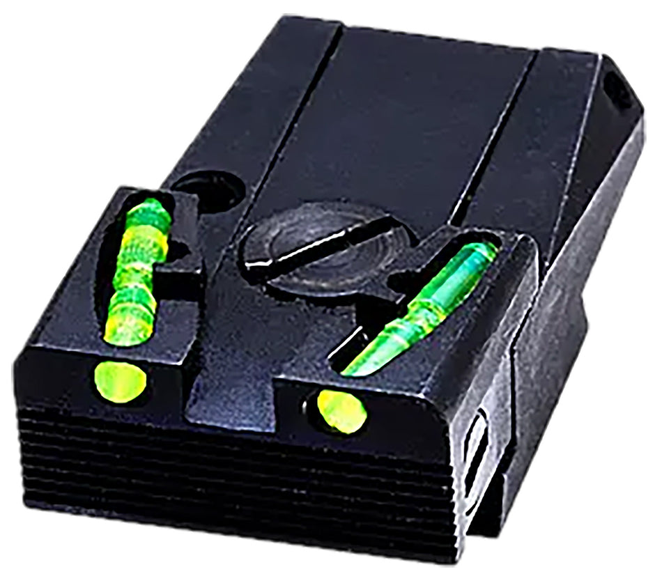 HiViz GLAD211 Adjustable Steel Rear Sight with Green Front Sight for Most Glock Pistols