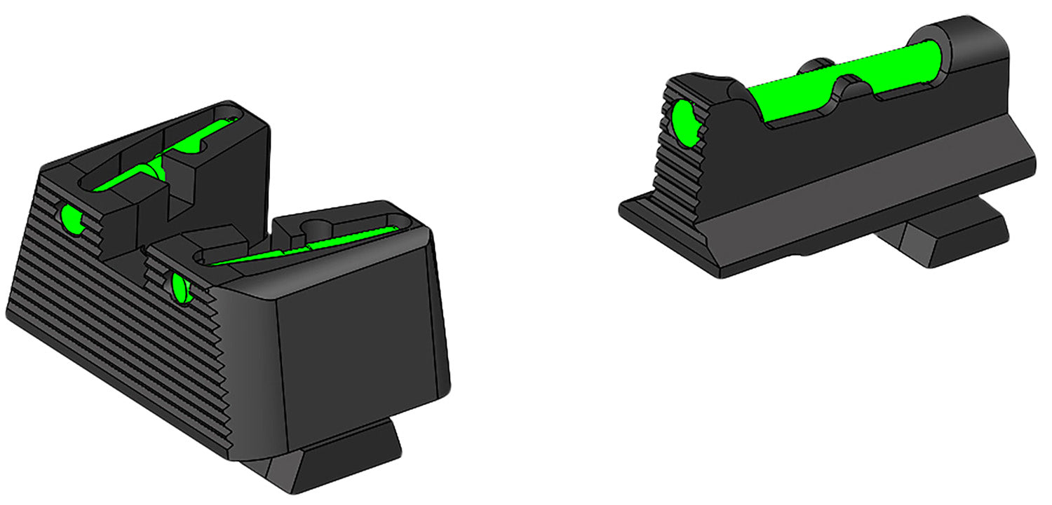 HiViz SG32CLW21 LiteWave Co-Witness Sight Set Interchangeable Green/Red/White for Sig Sauer P320/365