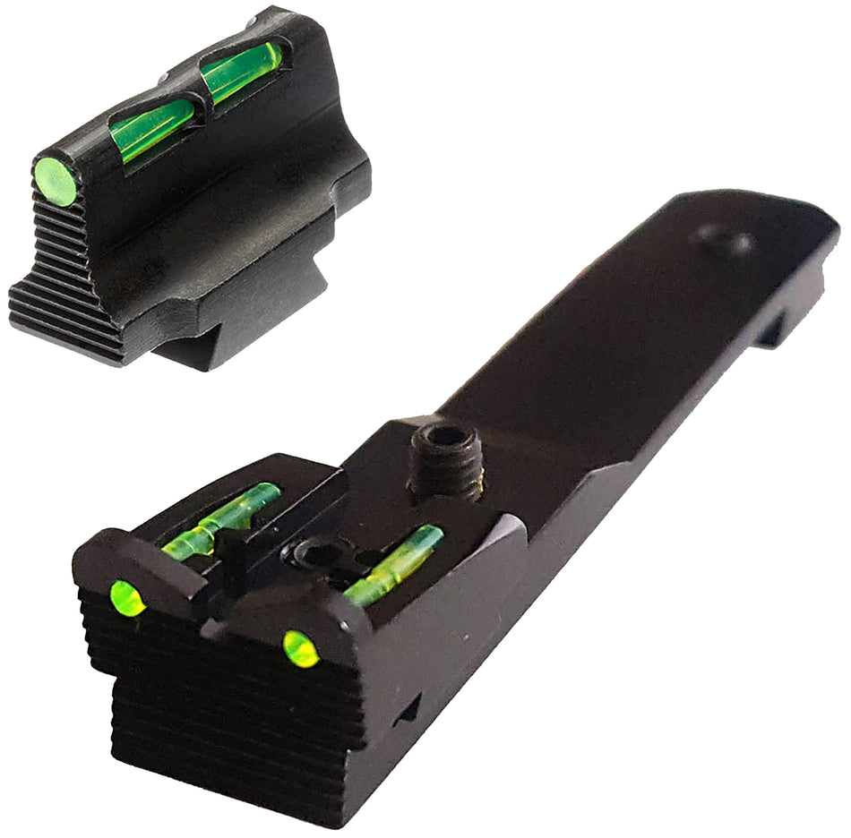 HiViz HHVS620 Henry Rifle LiteWave Interchangeable Sight Set Green Red White Front Green Red Rear