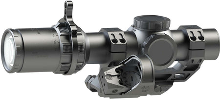 Sig Sauer Electro-Optics Tango-MSR Compact 1-6x24mm Illuminated BDC6 Scope with Offset Romeo1 Red Dot