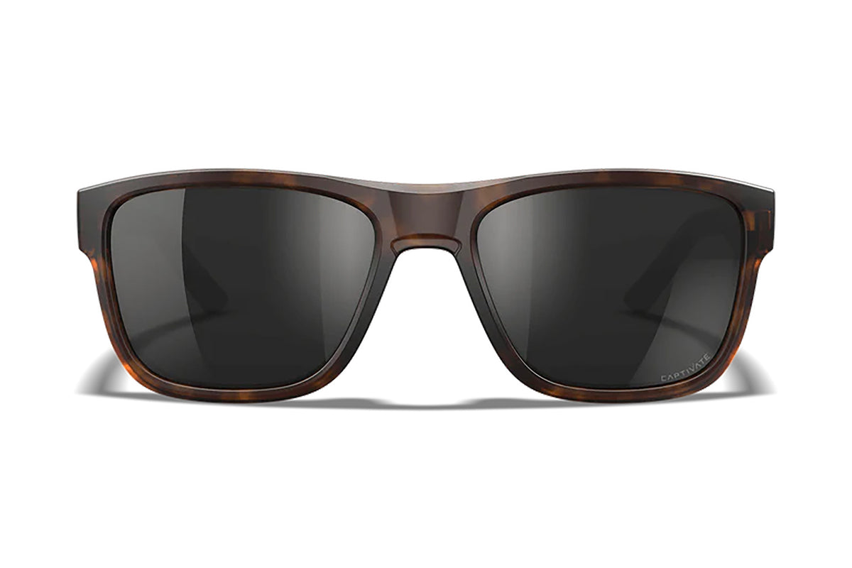 Wiley X Ovation Safety Glasses, Black Mirror Polycarbonate Lens, Matte Tortoise Frame