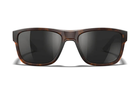 Wiley X Ovation Safety Glasses, Black Mirror Polycarbonate Lens, Matte Tortoise Frame
