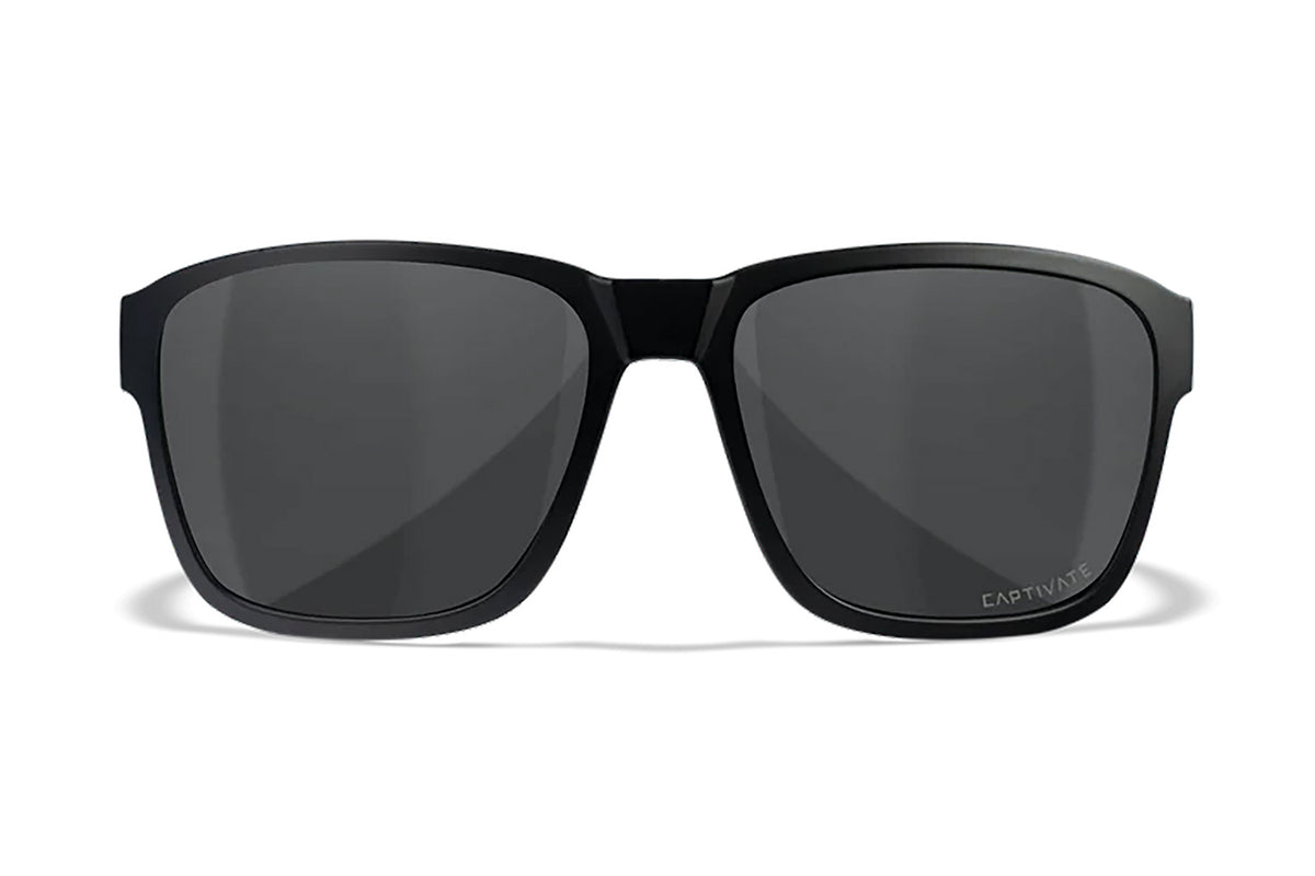 Wiley X Trek M/L Safety Glasses, Gray Polycarbonate Lens, Matte Black Frame