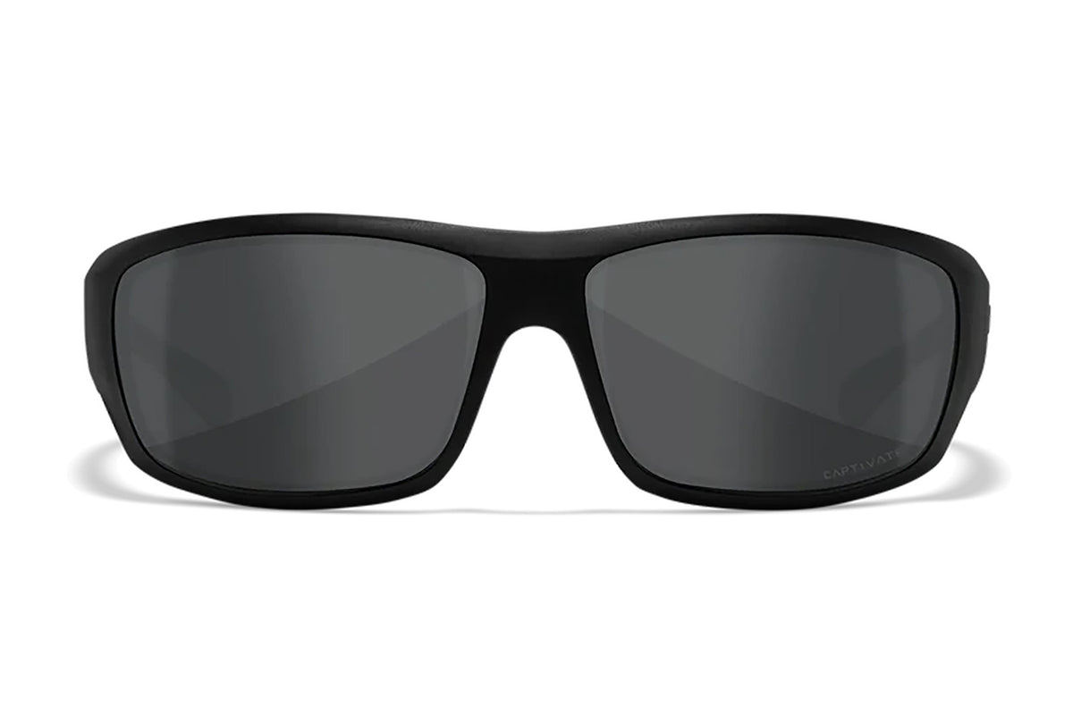 Wiley X Omega ACOME08 M/L Matte Black Frame Gray Polycarbonate Lens Eyewear