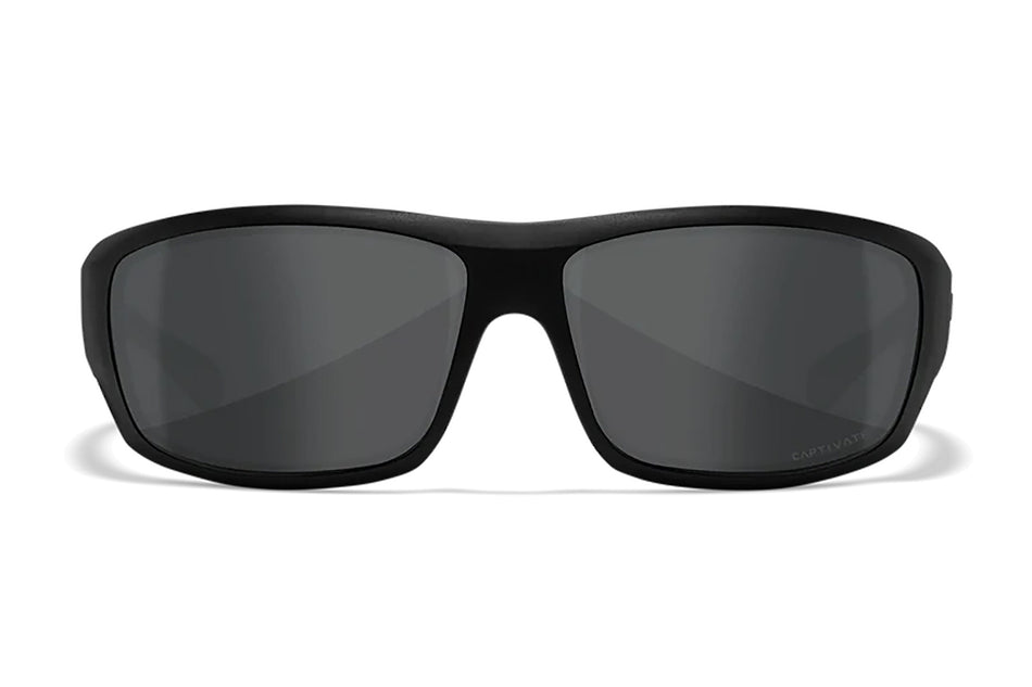 Wiley X Omega ACOME08 M/L Matte Black Frame Gray Polycarbonate Lens Eyewear