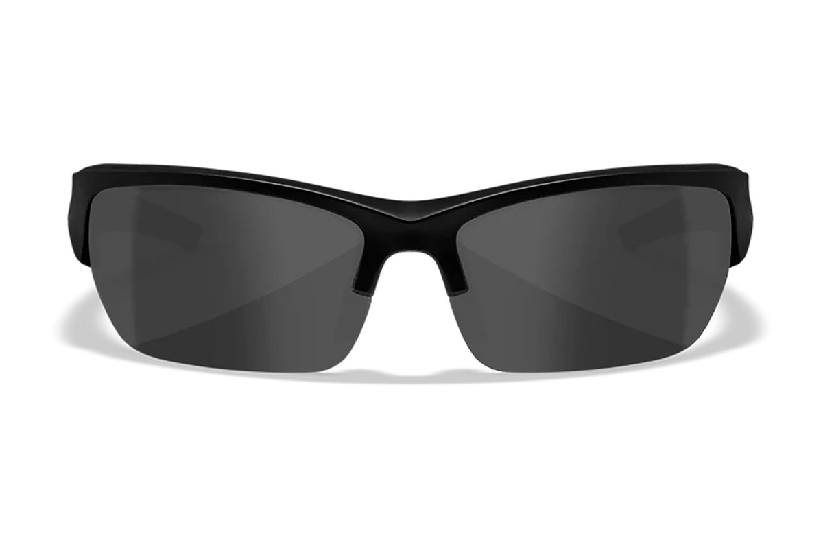 Wiley X Valor CHVAL08 Medium Matte Black Frame Smoke Gray Lens Protective Eyewear