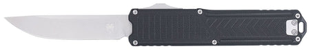 CobraTec Ranger OTF Knife 3.25" Stonewashed D2 Blade 4.75" Black Textured G10 Scales Titanium Clip