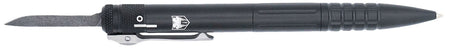 CobraTec Knives Tactical Pen Gen II Black Aluminum OTF Knife D2 Steel Drop Point Blade