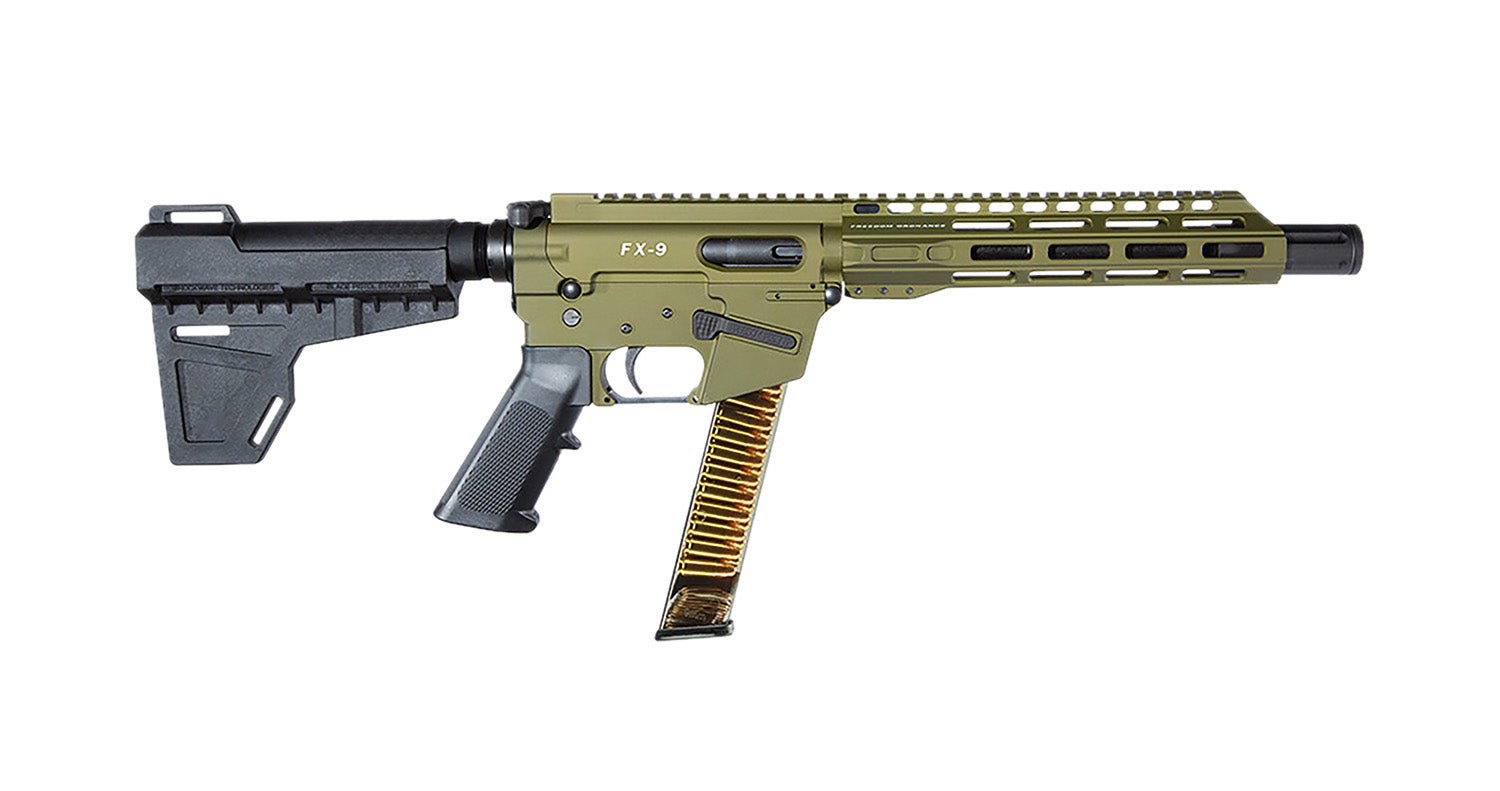 Freedom Ordnance FX9P10-ODG 9mm Luger 10" Pistol - OD Green