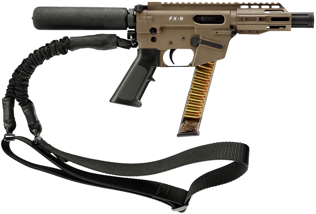 Freedom Ordnance FX9P4T-FDE FX9P 9mm Luger Pistol, 31+1 Capacity, 4" Flat Dark Earth Synthetic Pistol Tube
