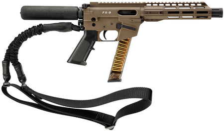 Freedom Ordnance FX9P8T-FDE FX9P 9mm Luger Pistol, 31+1 Capacity, 8" Flat Dark Earth Synthetic Pistol Tube