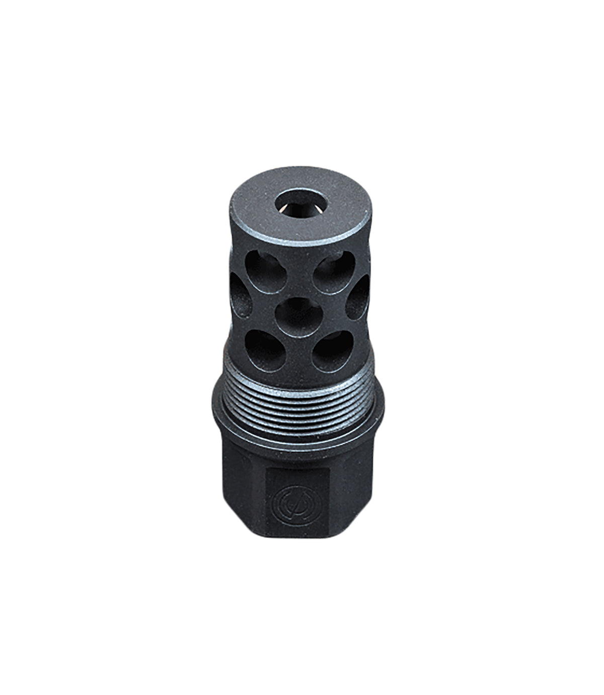 SilencerCo AC5232 TOMD Compact Radial Brake 1/2-28 Thread 30 Cal Black Matte