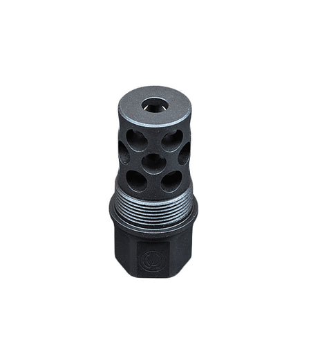 SilencerCo AC5232 TOMD Compact Radial Brake 1/2-28 Thread 30 Cal Black Matte
