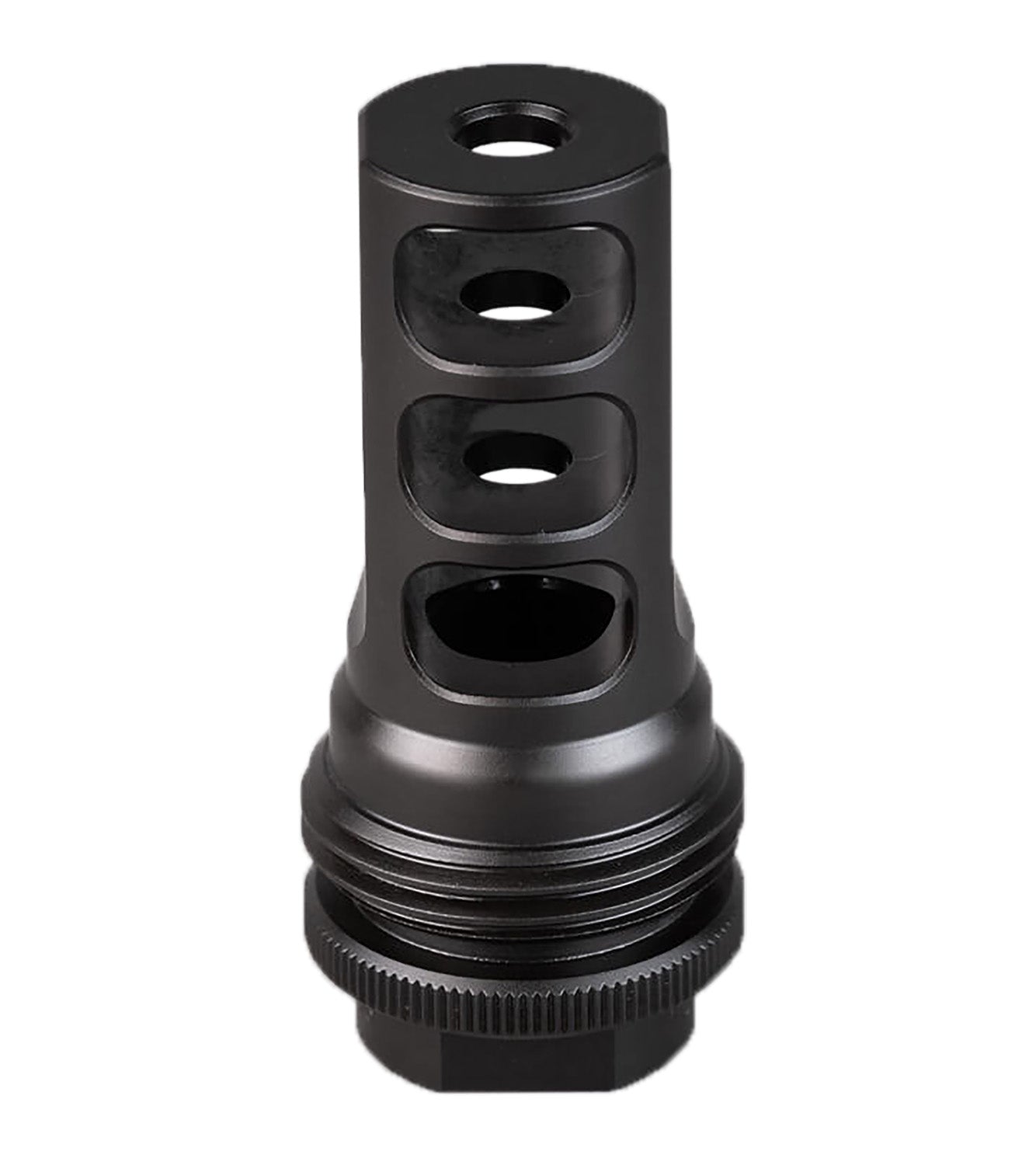 SilencerCo AC2631 ASR 3-Port Muzzle Brake 3/4x24 Thread 458 Cal Black Nitride