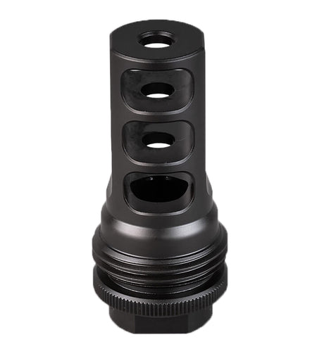 SilencerCo AC2631 ASR 3-Port Muzzle Brake 3/4x24 Thread 458 Cal Black Nitride