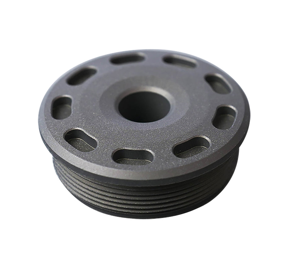 SilencerCo Bravo Front Cap AC5388 223 Caliber Titanium Black Finish