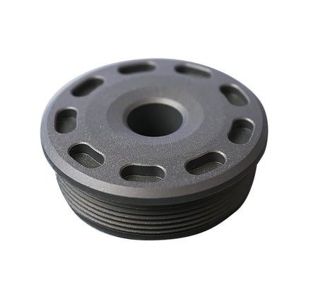 SilencerCo Bravo Front Cap AC5390 30 Caliber Titanium Black Finish