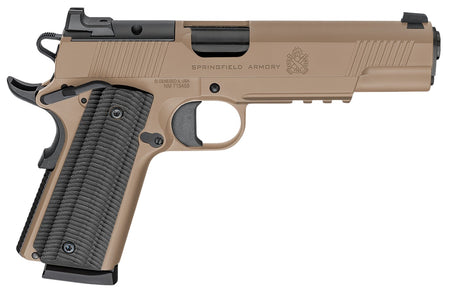 Springfield 1911 Operator .45 ACP Pistol, FDE Finish, Gear Up Package