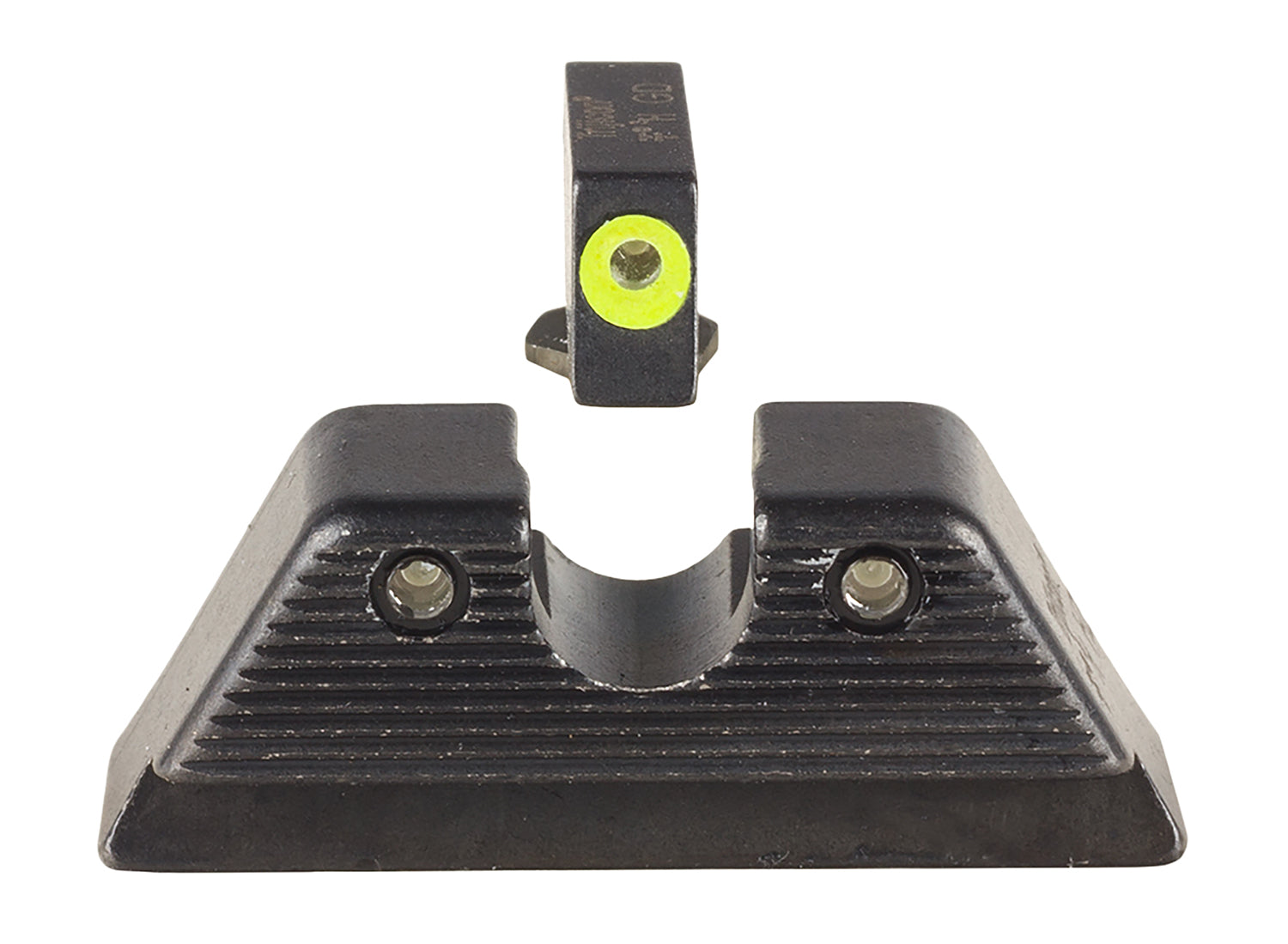 Trijicon 601091 Glock 17/19/22/45 MOS HD XR Night Sights – Green/Yellow Front, Green Rear