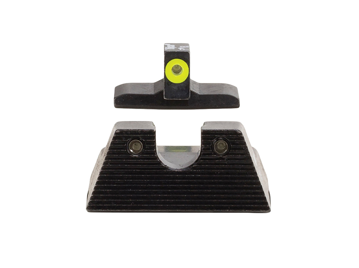 Trijicon 600895 H&K VP9/P30/45C HD XR Night Sights – Green/Yellow Front, Green Rear