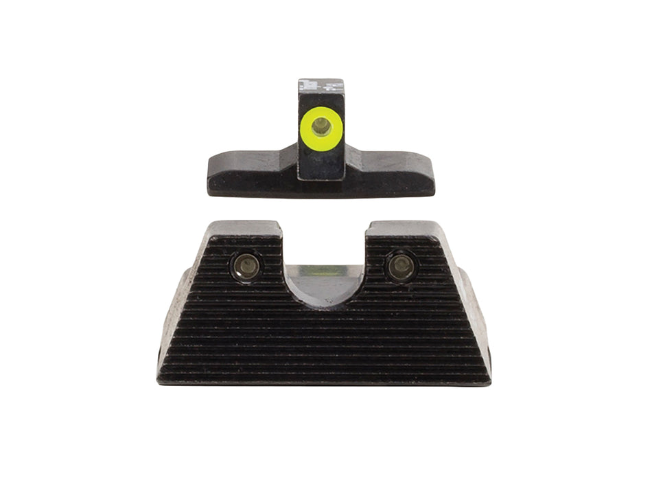 Trijicon 600895 H&K VP9/P30/45C HD XR Night Sights – Green/Yellow Front, Green Rear