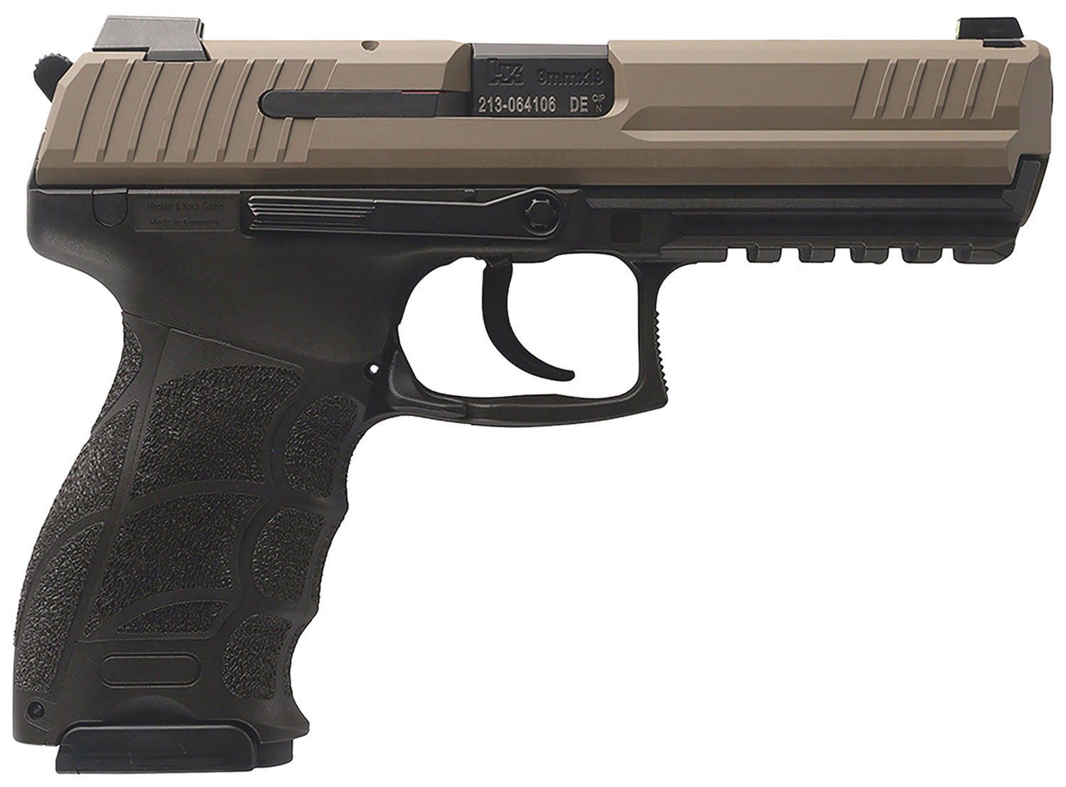 HK P30L V3 9mm Pistol, Two 10-Round Magazines, FDE Finish