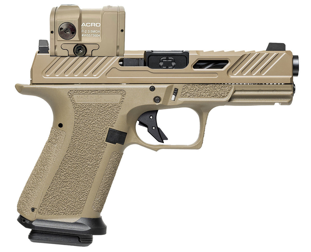 Shadow Systems XR920 Elite 9mm ACRO Optic Ready Pistol - FDE
