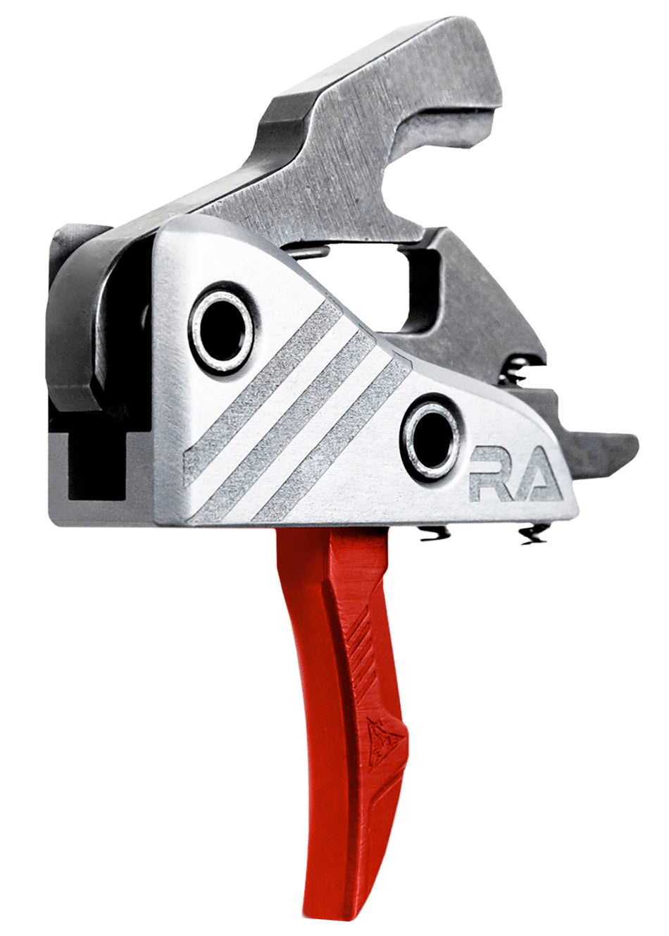 Rise Armament Blitz AR-Platform Trigger Black/Red/Silver with Anti-Walk Pins