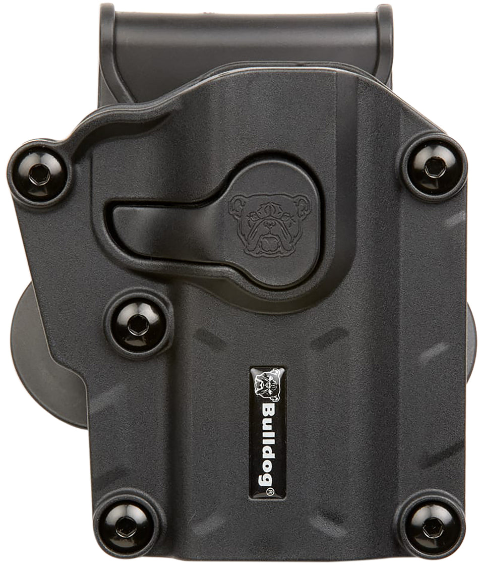 Bulldog MX001L Black Polymer Multi-Fit OWB Holster for Full Size Handguns Left Hand
