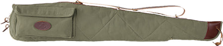Bulldog BD384 44" Green Weather-Resistant Classic Canvas Soft-Sided Rifle Case with Full-Length Zipper
