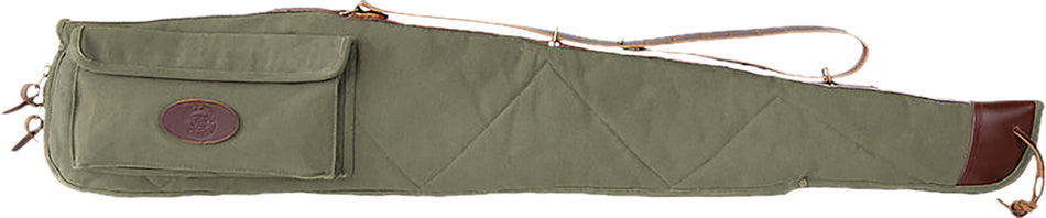 Bulldog BD384 44" Green Weather-Resistant Classic Canvas Soft-Sided Rifle Case with Full-Length Zipper