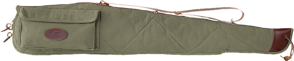 Bulldog BD386 50" Green Weather-Resistant Classic Canvas Soft-Sided Rifle Case with Full-Length Zipper