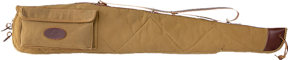 Bulldog BD387 50" Tan Weather-Resistant Classic Canvas Soft-Sided Rifle Case with Full-Length Zipper