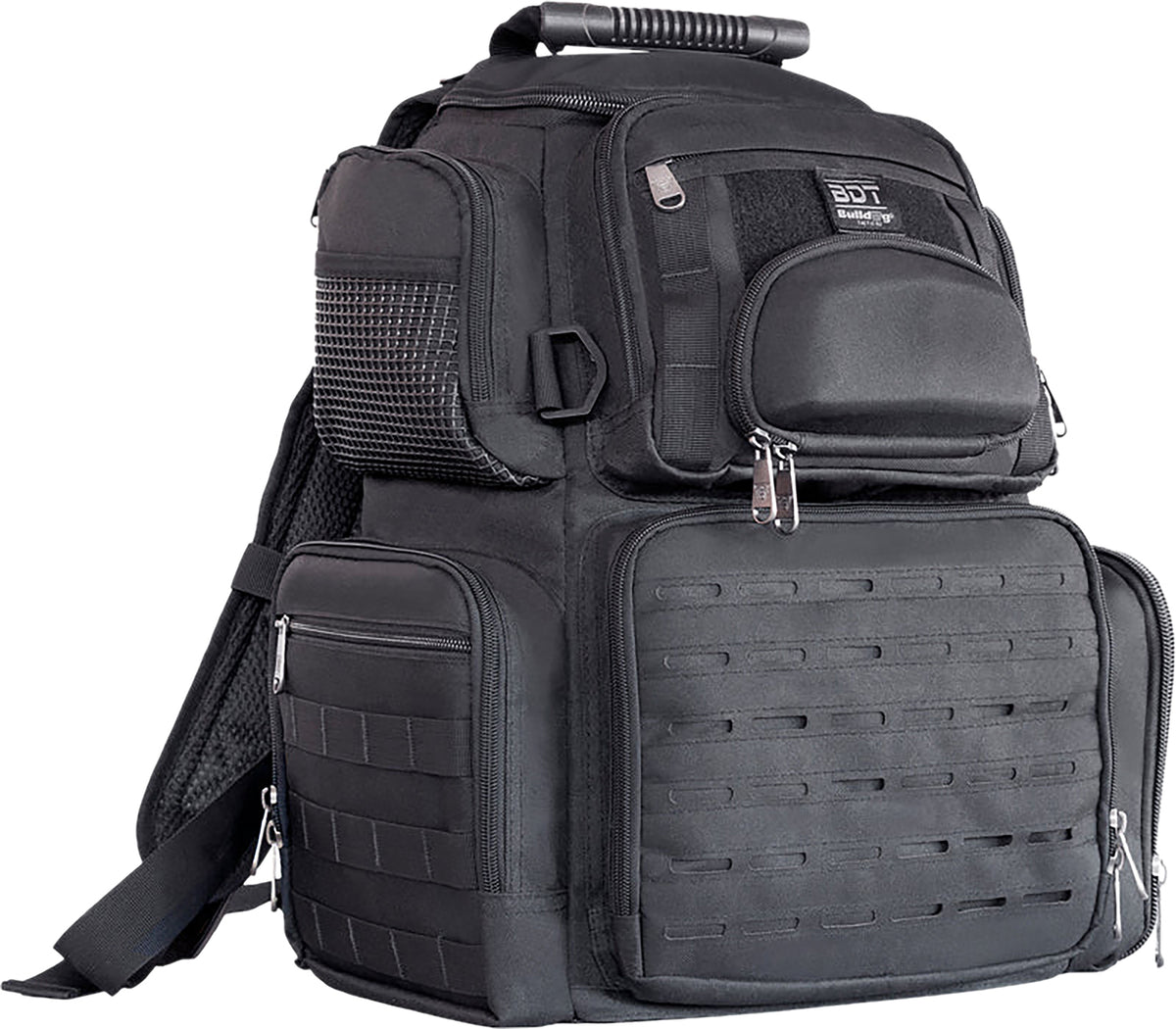 Bulldog BDT414B Black Medium Tactical Handgun Range Bag Backpack